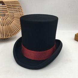 Wide Brim Hats Bucket British wind in Europe and the gentleman cap stage performance top hat retro fashion personality President 230214