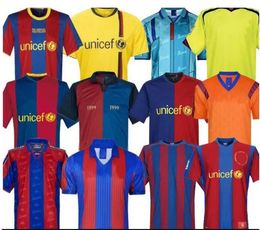 Retro Barcelona soccer jerseys home away barca 96 97 07 08 09 10 11 XAVI RONALDINHO RONALDO RIVALDO GUARDIOLA Iniesta finals classic 1899 1999 football shirts