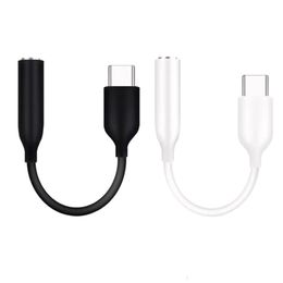 Type C 3.5 Jack Earphone Cable Adapter USB C to 3.5mm AUX headset Adapters For SAMSUNG Galaxy S20 NOTE 9 10