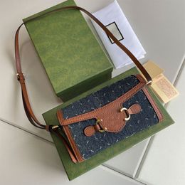 Vintage Mini Bag Crossbody Bags Box Frauen Handtasche Geldbörse Archiv Design Leinwand Patchwork Modebriefverschluss Magnetisch Verschluss verstellbar