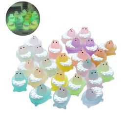 Luminous Cartoon Bubble Bathtub Pig Party Decoration DIY Room Desktop Decorations