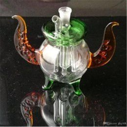 Coloured small pot Wholesale Bongs Oil Burner Pipes Water Pipes Glass Pipe Oil Rigs Smoking