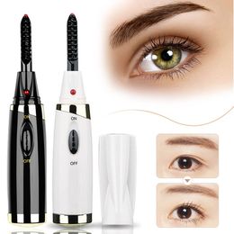 Eyelash Curler Mini Heated Electric Mascara Long Lasting Eye Lashes Curling Cosmetic Beauty Instrume Styling Makeup Tool 230214