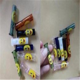 Smile Face Glass Suction Nozzle Wholesale Bongs Oil Burner Pipes Water Pipes Glass Pipe Oil Rigs Smoking