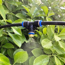 Watering Equipments Water Misting Cooling System Kit Summer Sprinkler Brass Nozzle Outdoor Garden Greenhouse Park Plants Spray Hose