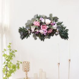 Decorative Flowers Flower Swag Arch Wedding Background Wall Decoration For Table Centerpieces Reception Arrangement Backdrop Decor