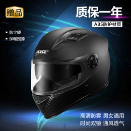 Cycling Helmets New Free Shipping Full Face Motorcycle Helmet With Dual LensRacing Casco Casque Moto Double Sun Lens Visors For Adults For Man J230214