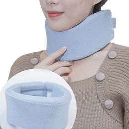 Soft Foam Neck Brace Universal Cervical Collar, Adjustable Neck Support Brace for Sleeping - Relieves Neck Pain and Spine Pressure, Neck Collar After Whiplash or Injury