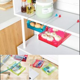 Storage Boxes Refrigerator Hanging Box Fresh Fridge Spacer Layer Rack Drawer Sort Kitchen Accessories Organizer