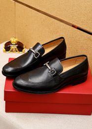 New 2023 Mens Dress Shoes Genuine Leather Casual Loafers Men Brand Designer Handmade Party Wedding Business Formal Flats Size 38-45