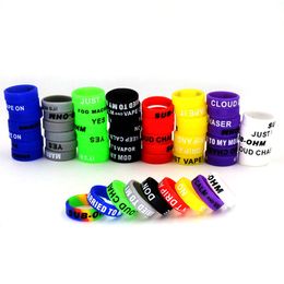 Non-Skid MOD Silicone Ring For Mechanical Mods Atomizer Cigarette Accessories Colourful Silicone-Rings