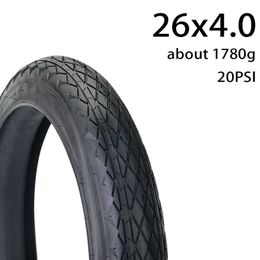Tyres CHAOYANG 26x4.0 Half Bald Bike Fat 26 Inch Tyre Tube Set Cycling Road Electric Bicycle Parts 0213