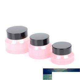 Storage Bottles Jars 1Pcs 15G/30G/50G Empty Amber Green Glass Refillable Travel Face Cream Lotion Vials Cosmetic Containers Makeup Dh6Lj