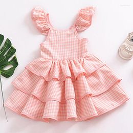 Girl Dresses Birthday Dress For 2 Year Vintage Backless Baby Little Clothes Linen Kids Costume 5 Years Outfit