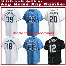 39 Kevin Kiermaier Baseball Austin Meadows Jersey Tyler Glasnow Randy Arozarena Tampa Yandy Diaz Bay Wade Boggs Shane McClanahan Manuel Margot Mejia Ji-Man Choi