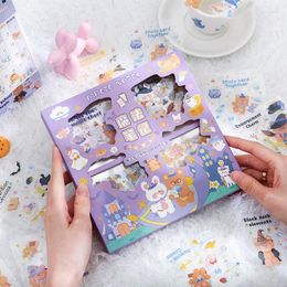 Gift Wrap Korean Ins Kawaii Theme Goo Card Sticker DIY Scrapbook Diary Star Chaser Phone Case Decoration