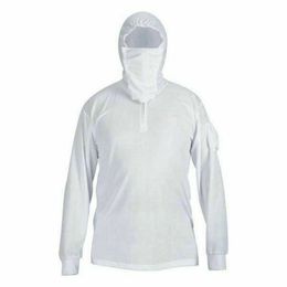 Outdoor T-Shirts Newest Men's Fishing Clothing Hoodies With Zipper And Mask Long Sleeve Fishing Jerseys Quick Drying Sun Protection Fishing Shirt J230214