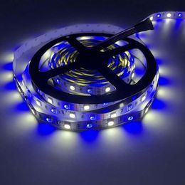 Flexible LED Strip Lights DC 12V Daylight White 6000K 3000K Double Row SMD5050 Waterproof 5m Tape for Bedroom Kitchen Home Decoration Outdoor lamps Crestech168