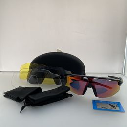 Bisiklet Güneş Gözlüğü Gözlükleri UV400 Polarize Siyah Lens Bisiklet Gözlük Sporları Binicilik Gözlükleri MTB Bisiklet Gözlükleri Erkekler için Kılıfla 9442