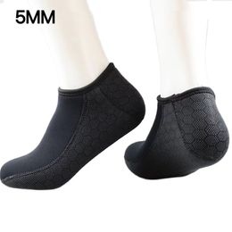 Surfing Booties 5MM Man Women Neoprene Heated Socks Scubapro Free Diver Beach Volleyball Diving Swim Surfing Snorkel Kayak Raft Booties Low Cut 230213