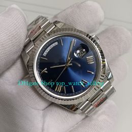 16 Style 40mm 904L Steel Watches for Men's Date Blue Roman Dial Bracelet Sapphire Glass V12 Cal.3255 Movement Mechanical Wristwatches Automatic Watch
