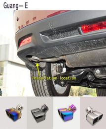 Manifold Parts Car Stickers Cover Muffler Exterior Back End Pipe Dedicate Exhaust Tip Tail Outlet Ornament 1pcs For RDX 20122026563380