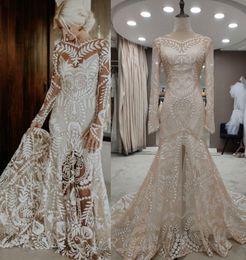 Party Dresses 4055 2 piece in 1 BOHO bohemian long sleeve destination Wedding Dress pre wedding shoot post Bride Gown 230214