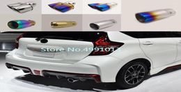 Manifold Parts Car Style Muffler Exterior End Tail Pipe Dedicate Stainless Steel Exhaust Tip Frame Outlet For NOTE 20214318773