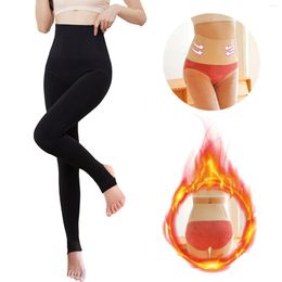 Women's Leggings Women's Sexy Warm Belly Step On Foot Buttocks Translucent Pants High Waist Fishbone Ideology