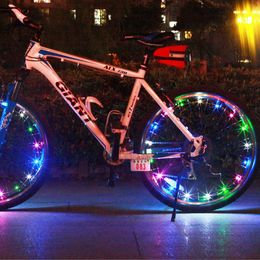 Bike Lights Wheels Spoke LED Light Strip Flash Neon Lamp For Motorcycle Cycling Bicycle