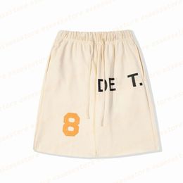 Men's Shorts American Fashion Brand Galleryes Depts Hand-painted Splash Printing Pure Cotton Terry Fog High Street 5-point Casual Designer07