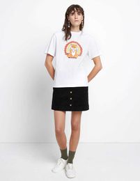 Maison Kitsune Women Designer T Shirtfashion Tops Printed Casual Short Sleeve T-Shirt Three Colours In 37