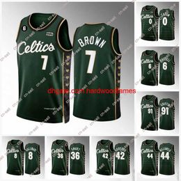 stitched 2023 2022-23 City Basketball Jerseys Jayson 0 Tatum 7 Brown Grant 12 Williams Williams III Marcus Smart Derrick 9 Men Women Kids