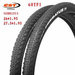 Bike Tyres Mountain CST Serratus 26 27.5 Inch Low Wire EPS Hold Entry 26*1.95 27.5*1.95 60TPI Ban Cycle MTB C1955 0213