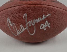 Carter Moss Chubb Campbell Moon Elway Rice Montana Lamonic Hopkins Autographed Signed signatured signaturer auto Autograph Collectable football ball