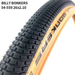 Bike s BILLY BONKERS 26x2.10 54-559 26inch Yellow Edge Tyre K-Guard 3 MTB Road Bicycle Cycling Riding Tyre Parts 0213