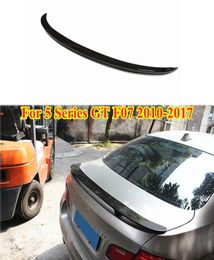 1 piece Top quality Body Kits Real Carbon Fibre Car Spoiler For BMW 5 Series GT F07 ACPerformanceHarman Style Rear wing1850430