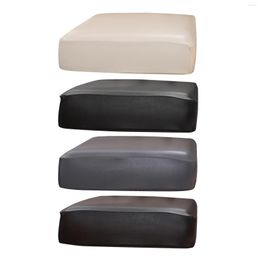 Pillow PU Leather Sofa Seat Slipcover Protector Case Stretchy For Living Room Couch