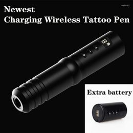 Tattoo Machine Ambition Flash Wireless Pen 1800mAh Lithium Battery Power Supply LED Digital For Body Art