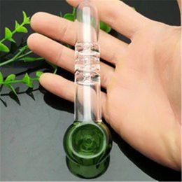 Coloured three-layer partition glass pipe Wholesale Bongs Oil Burner Pipes Water Pipes Glass Pipe Oil Rigs Smoking