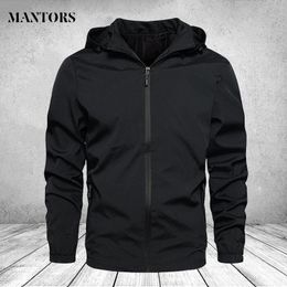 Mens Jackets Men Autumn Long Sleeve Solid Colour Casual Sport Zipper Outdoor Tops Coat Male Clothing Black Blue Grey Outwears 230214