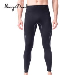 Wetsuits Drysuits Mens 3mm Black Neoprene Wetsuit Pants Scuba Diving Snorkelling Surfing Swimming Warm Trousers Leggings TightsFull Bodys Size S-XL 230213