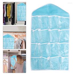 Storage Boxes 16 Pockets Hanging Bag Organiser Door Wall Shoe Closet Bags Socks Bra Underwear Rack Hanger