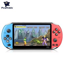 Portable Game Players Newest 5.1 inch X12 Retro Handheld Video Game Console Built-in 10000 Games For GBA/SEGA/MAME/FC 9 Emulators T220916