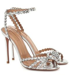 Famose 23SS Donna Sandali Tequila Scarpe Strappy Crystal Tacchi alti in pelle Sexy Party Wedding Lady Gladiatore Sandali EU35-43 Scatola originale