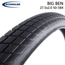 s Schwalbe BIG BEN 27.5x2.00 50-584 City Bicycle K-Guard Level 3 Steel Wired Bike 27.5 Inch 35-40PSI Cycling Tyre 0213