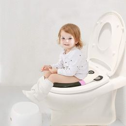 Seat Covers Arrival Kids Panda Potty Seat Cushion Foldable Baby Boys Girls Toddler Travel Home Use Folding Padded Pot Toilet Training 230214