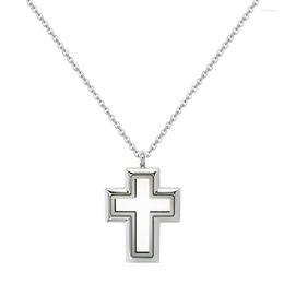 Charms Chains Necklace Pendant Diy Jewelry For Women Gift Living Glass Memory Floating Locket Plain /Crystal Cross