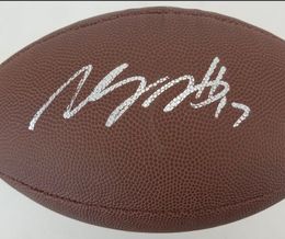 ADAMS Dungy Butkus White Reid Tittle Watt EDELMAN Strahan Marino Autographed Signed signatured signaturer auto Autograph Collectable football ball