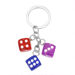 Wedding Party Favours Dice Keychain Keyring key chain pendant Key ring Gift